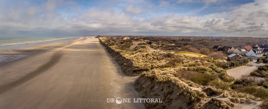 Prise de vue drone - Dunkerque Est © www.geodunes.fr